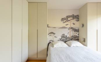 Papier peint paisible pour une chambre relaxante à Paris 16e