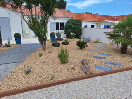 Aménagement de jardin minéral - La Plaine sur mer 44770