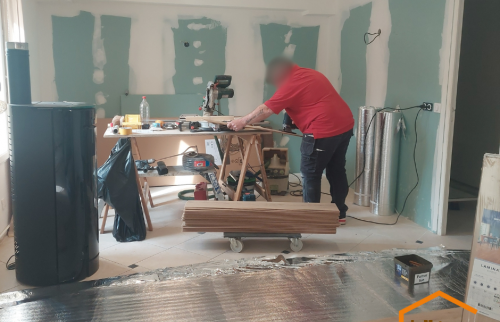 Cuisine pendant travaux