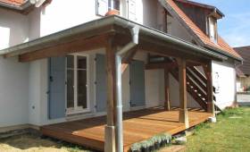 Terrasse bois à Habsheim
