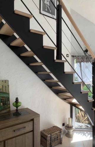 Réalisation d'un escalier à Vertou (44)