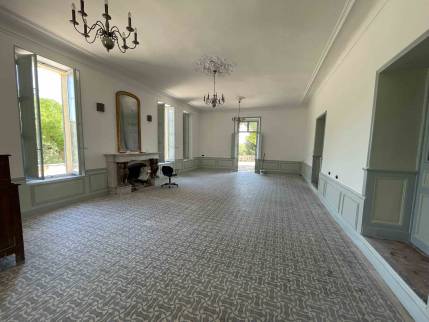 rénovation salle de bal dans une bastide