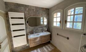 Salle de bain rénovée Sologne