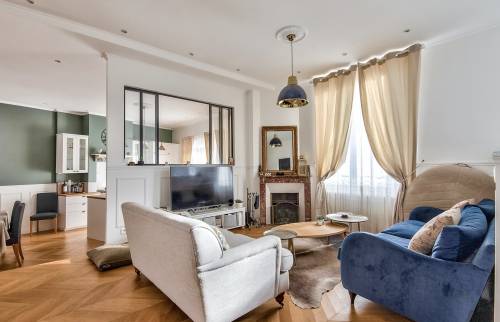 Verrière dans une maison rénovée Le Chesnay Yvelines