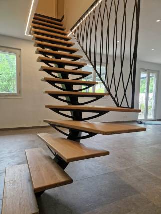 alliage bois et métal 