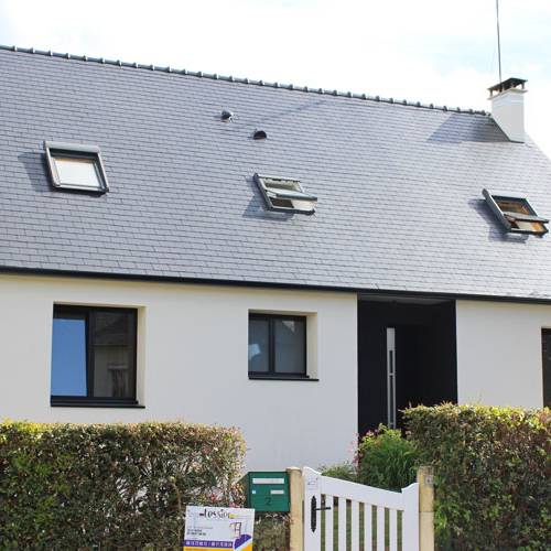 Rénovation énergétique de maison avec ITE et remplacement de menuiseries extérieures - Pornic 44210