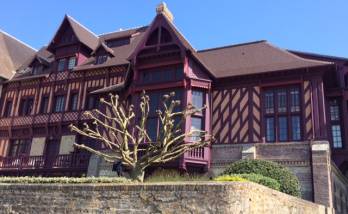 Ravalement de peinture d'une villa à proximité de Cabourg