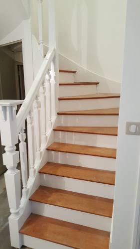Rnéovation d'un escalier en bois