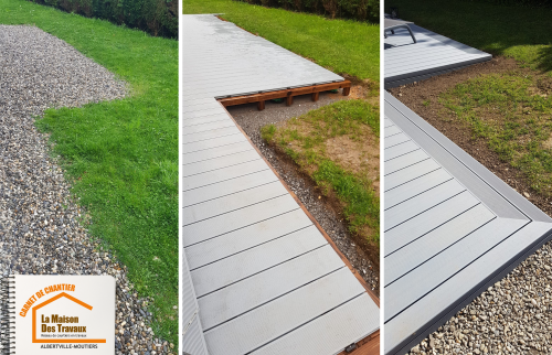 Aménagement de terrasse Saint-Vital, Terrasse Savoie, Projet terrasse extérieure, Décoration terrasse Saint-Vital, Aménagement extérieur Savoie, Entreprise aménagement terrasse Saint-Vital.