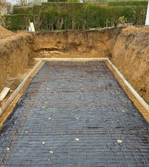 Terrassement maison neuve La Maison des Travaux Rouen 5
