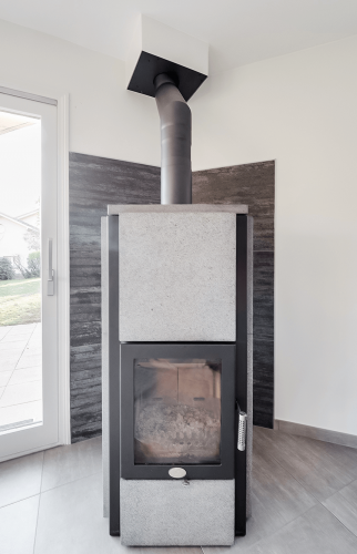 Mise en place d’un poêle à granulés