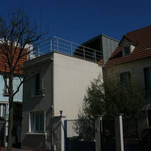 Extension en toiture-terrasse d'une maison d'habitation, pour création d'une suite parentale -Laurent Dutertre - La Maison Des Architectes