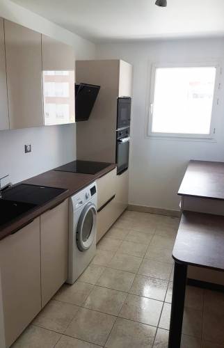 cuisine avec lave linge 2