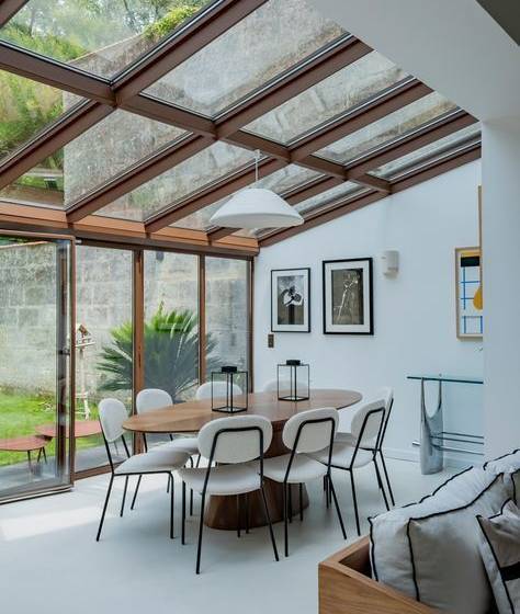 véranda à ossature bois 