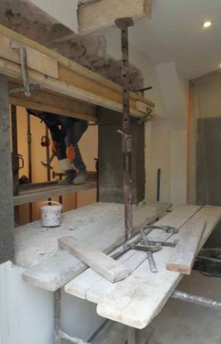 Ouverture du mur porteur