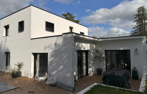 Création d'une extension pour aménager une cuisine à Haute-Goulaine