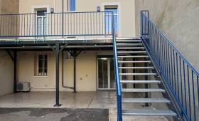 Terrasse suspendu piloti vichy quartier de France