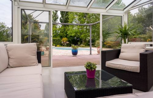 Construction d’une véranda en alu et PVC à Amanvillers (57)