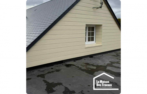 Transformation globale d’une maison : isolation par l’extérieur et rénovation énergétique - Larchamp 53220