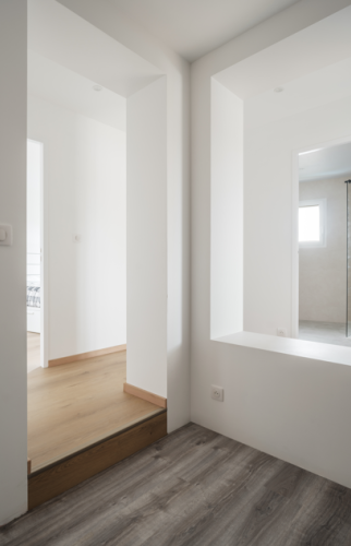 Surélévation de 35 m² en ossature bois au coeur de Vertou - pallier étage