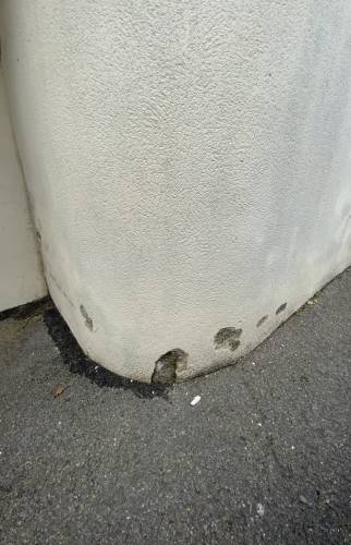 Fissures des murs avant rénovation