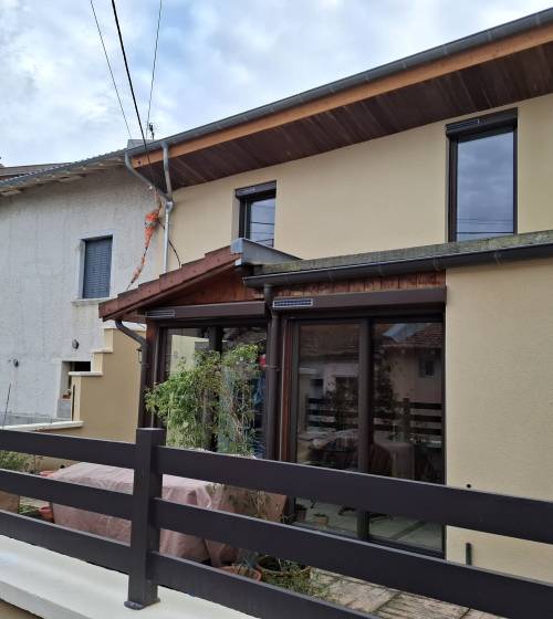 Façade de maison rénovée - Meximieux 01800