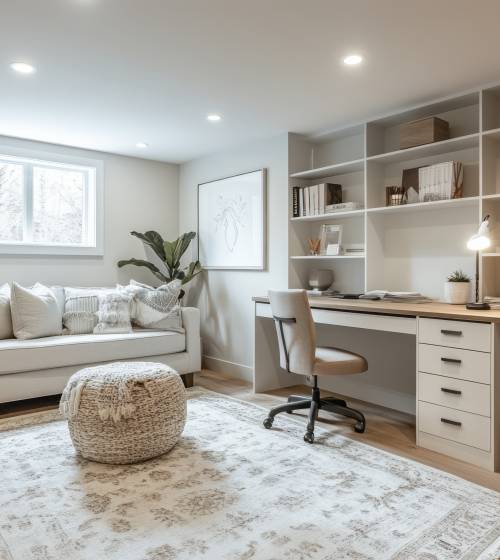 Aménagement d'un souplex en bureau 