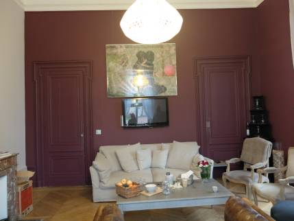 Rénovation et décoration d'un salon et de chambres (Lyon - Ecully) vue avant travaux