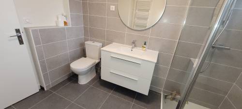 Salle de douche Rdc - Vasque et wc