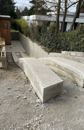 Création d'une dalle de garage à Verrières Le Buisson (91)