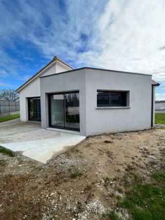 Travaux d'agrandissement de maison en extension latérale - La Romagne 49