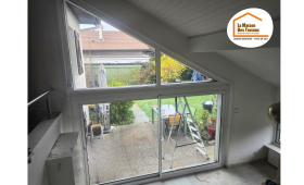  menuiseries Valleiry, menuiseries Vulbens, menuiseries Cranves-Sales, menuiseries Reignier-Esery, rénovation ouverture maison, remplacement baie vitrée maison, La Maison des Travaux Geneve