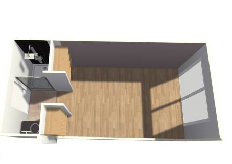Etude 3D du projet aménagement du garage en suite parentale pour agrandir la maison