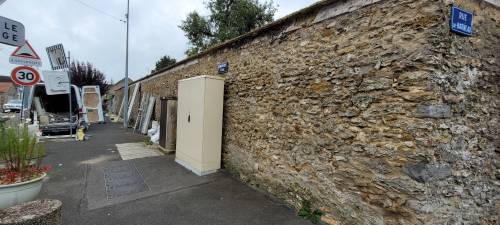 Mur extérieur avant travaux de rénovation - Solers 77111