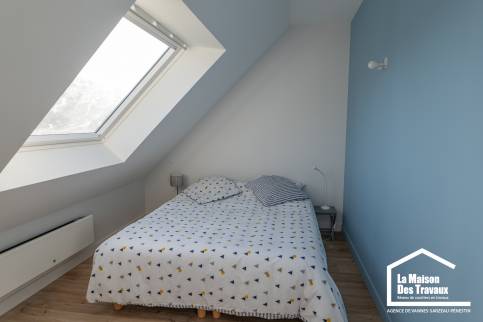 Agrandissement maison avec création de chambre