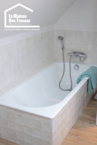 creation salle de bain familiale maison vacances vannes