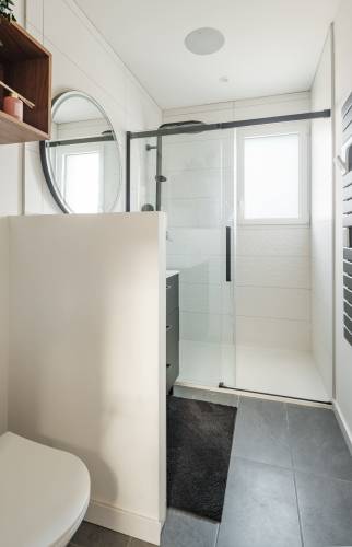 Transformation d’un double garage en habitation- La Haie Fouassière (44690)- salle d'eau