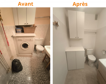 Transformation d’une salle de bain à Morzine