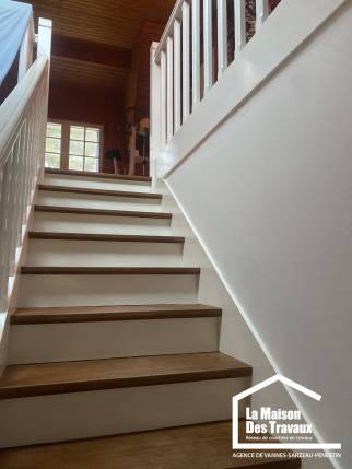 Rénovation d'un escalier ancien à Pénestin (56760)