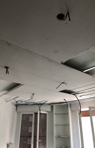 Pose de faux plafond et spots - Paris Quartier Ternes