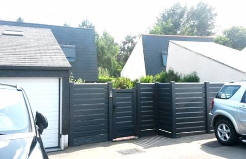 Installation d'un portail et construction d'un mur à Thouaré sur Loire 44470 près de Nantes