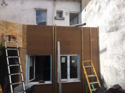 Travaux de construction extension bois - Nantes 44