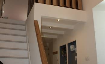 Chambre en mezzanine semi cloisonnée