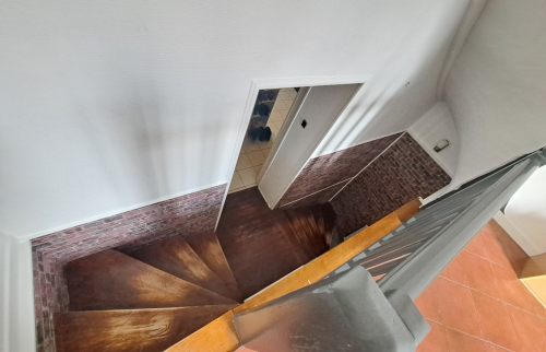 Décoration intérieure d'un escalier