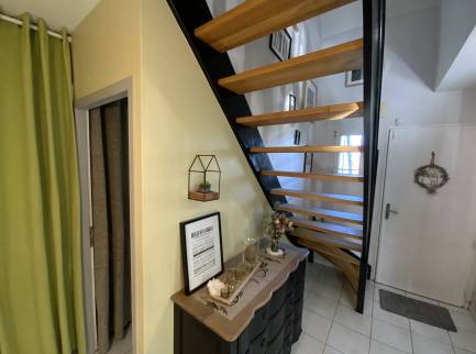 Photos avant après rénovation escalier Arras