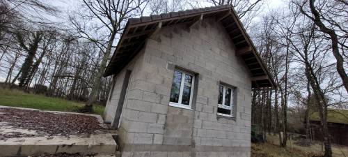 Création d'une allège et remplacement des menuiseries