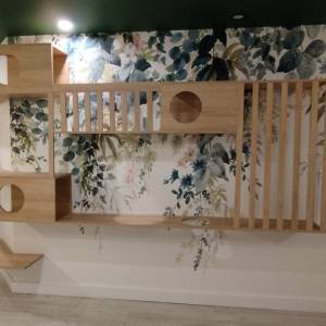 Arbre à chat mural sur mesure - Carole Barthez - La Maison Des Architectes