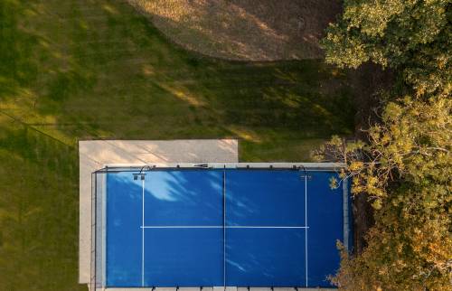 Construction d'un terrain de padel à Villers sur mer 