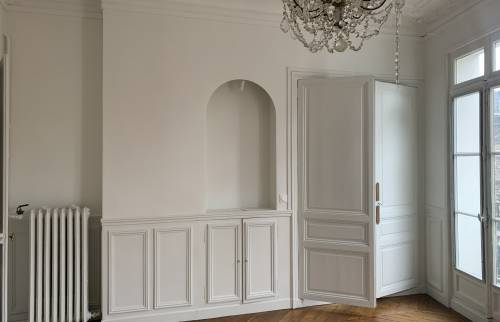 Parquet Chevrons Moulures La Maison des Travaux Rouen 1