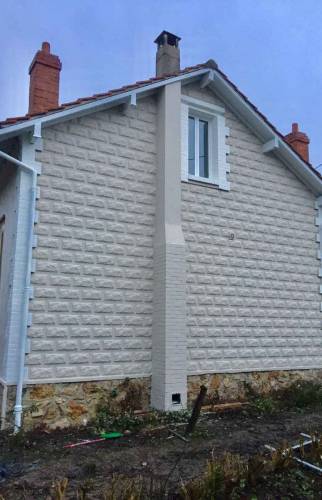 Ravalement du pignon d'une maison - La Maison des Travaux Paris 17